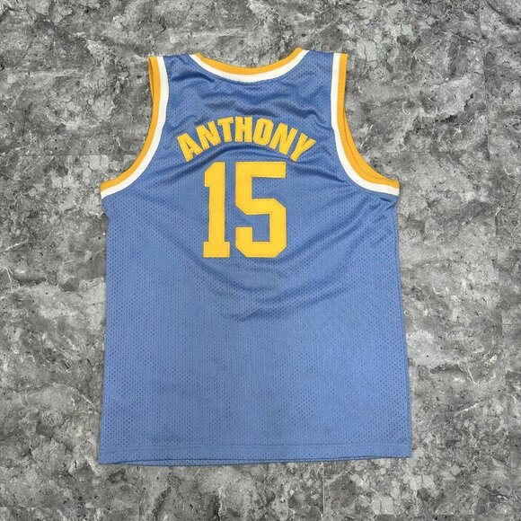VINTAGE NBA Nike Team Carmelo Anthony Denver Nuggets Jersey Rewind #15 XL +2 - Picture 2 of 7